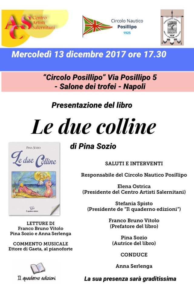 Presentazione del libro Le due Colline di Pina Sozio