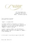 Invito di Capodanno per il presidente de Il quaderno Edizioni